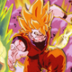 Goku, Broly, and Frieza strike a pose in a Dragon Ball Z collage.